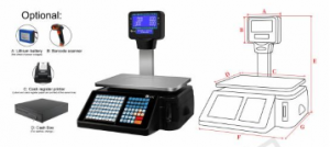 label printing scale